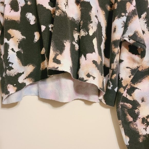 Wild Fable | Women's Tie Dye Cropped Hoodie Sweatshirt (Size XXL) - Picture 8 of 11